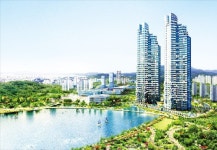 [2013년 하반기 한경 주거문화대상] MDM 광교 더샵 레이크파크, 호수·자연이 어우러진 타운형 리조트