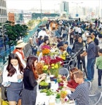 44년만에 걸어본 서울역고가…박원순 만리·중림동에 큰 변화