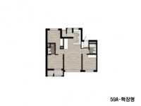 [마곡13단지 힐스테이트 마스터④평면] 주거 선호도 높은 판상형 74% 설계