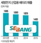 중국 저가공세에 국내 1위 세방전지 흔들