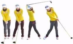 [스타스윙 따라잡기 (2)] KLPGA 미소천사 김혜윤의 스텝 스윙