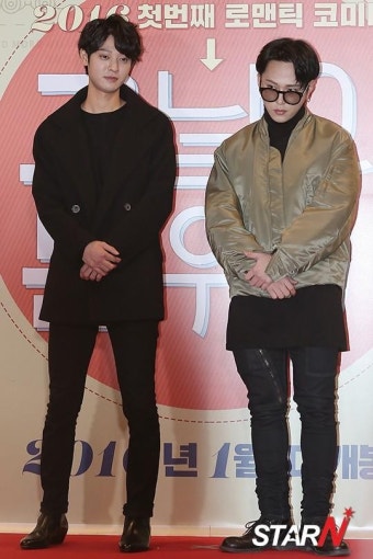 [포토] 정준영-용준형 '함께 왔어요'