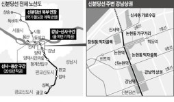 신분당선 강남~신사역 구간 하반기 착공…강남대로변 매물 실종