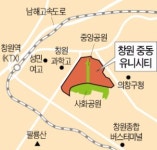 창원 중동 유니시티 1차 분양…창원에 6100가구 미니신도시급 단지