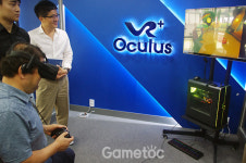 최재유 미래부 차관, 국내 첫 VR방 방문 재미있다