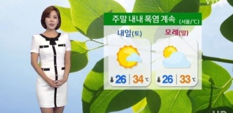 태백산맥 서쪽 지역, 주말에도 계속되는 36도 폭염