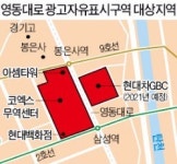 코엑스~무역센터~현대차 광고 규제 프리존 만든다