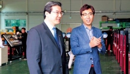 이익공유형 프랜차이즈업체 방문한 중기청장