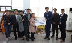 도현종합건설, 인천 부평구 갈산1동 주민센터에 이웃돕기 성금 전달