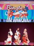 AOA ‘빙글뱅글’, 멜론 4위ㆍ벅스 1위로 첫 진입..성공적 컴백