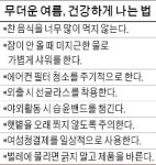 하루 2L 물 마시기, 미지근한 물 샤워… 水水한 여름나기