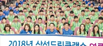 1641명 꿈을 찾아줍니다… 삼성드림클래스 여름캠프