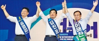 '김경수 끌어안기' 경쟁 벌인 與 당권주자 3인