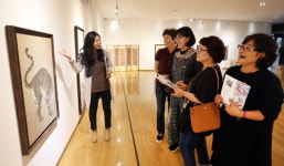 BNK경남은행, 전통채색연구회 회원전 열어…25일까지 무료관람