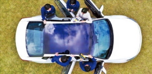 태양광으로 車가 달리네…현대·기아차 솔라시스템 공개