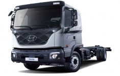 현대차, 중형·대형 장점 합친 준대형트럭 파비스 공개