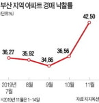 부산 조정지역 풀리자…분양·경매시장 과열 양상
