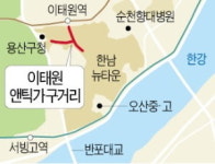 개성 잃어가는 이태원 앤틱거리…중개업소 속속 입점