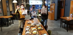 마스크 나눠준 학원, 취업준비생에게 도시락기부 하는 착한 대구시민