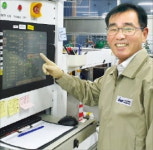 디엔에프 김명운 대표 눈부심 방지 코팅제, 삼성도 고객