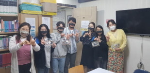 청강대 패션스쿨, 서울청각장애인학습지원센터에 보이는 마스크 제작 기부