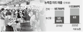 하나로마트 깜짝실적…매출 첫 10조원 돌파