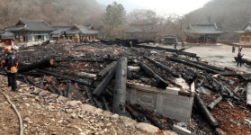 내장사 대우스님 잘해줘서 좋다 말하고 2시간 뒤 방화