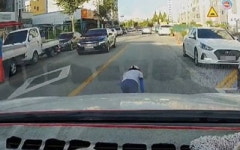 부딪히지도 않았는데 보상금이라니…억울함 토로한 운전자 [영상]