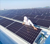 롯데면세점, 인천 물류센터에 태양광 발전