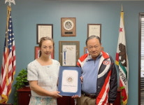 美 캘리포니아주 의회로부터 감사패 받은 국산김치 브랜드
