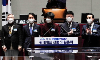 [속보] 민주 원내대표 선거, 박광온·박홍근 결선투표