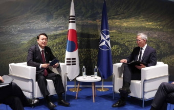 [포토] 나토 사무총장과 면담하는 윤석열 대통령