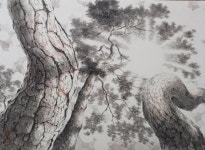 한국화가 신은섭 소나무 빛을 만나다전 개막