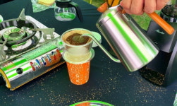 [2022청춘커피페스티벌] “국산 커피 마시자”… 원두 로스팅 체험존 인기