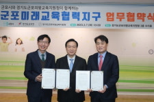 군포시, 경기도교육청과 군포 미래교육협력지구 업무협약