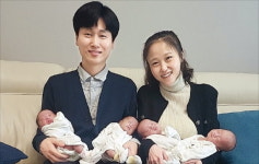 육아복지 좋아 애 낳을 결심…기적처럼 네쌍둥이 찾아왔죠