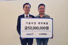 한국섬유개발연구원, 대영합섬에 기술이전