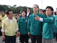 김태흠 충남지사, 논산·공주·부여·청양 특별재난지역 건의