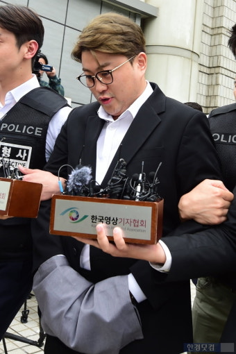 [포토] 김호중, '구속의 갈림길'