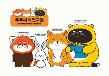 GS25 새 캐릭터 무무씨와 친구들 공개…1020세대 겨냥