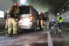 [포토] 남산1호터널 화재 대응 합동훈련