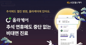KB손해보험, 비대면 진료 플랫폼 올라케어로 디지털 헬스케어 데이터 분석 강화