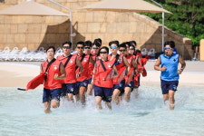 [포토] 캐리비안 베이, 라이프가드 수상구조 훈련 현장 공개