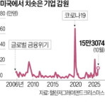 美기업 감원 22년만에 최대…AI 거품론 속 고용쇼크 덮쳤다