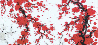 홍매화로 핀 단추·짙푸른 꽃이 된 X-레이