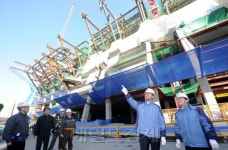 <포토뉴스> 吳시장 신청사 현장 점검