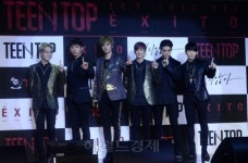 <포토> 1년만에 ’틴탑 엑시토(TEEN TOP EXITO)‘로 컴백한 틴탑