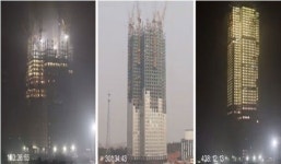 中, 19일 만에 57층 빌딩 완공…역시 ‘대륙의 스케일’