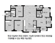 올 혁신평면 최고 인기작은‘3면 개방형’