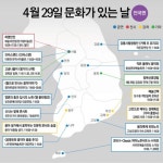 4월 문화가 있는 날, 1794개 프로그램 최대 혜택